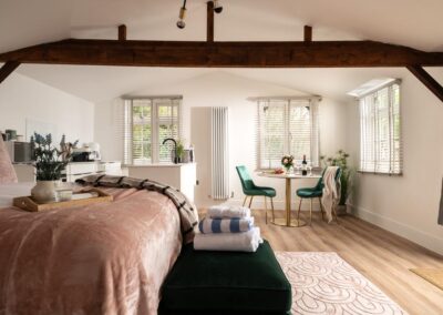 Stargaze, a luxury chalet with a hot tub, sleeps two | Downwood Holidays, Dorset